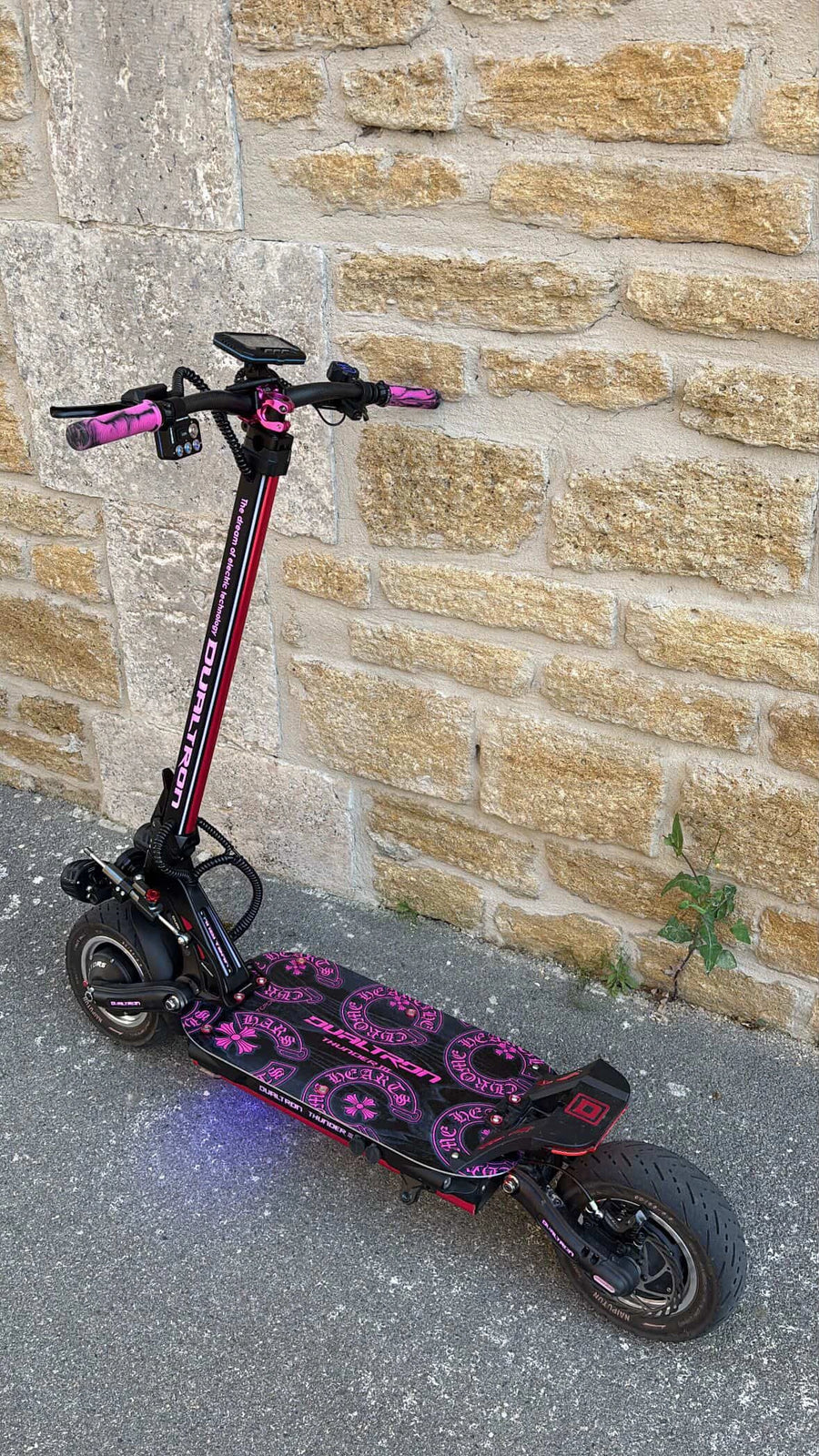 Création Topdeck sur une trottinette client