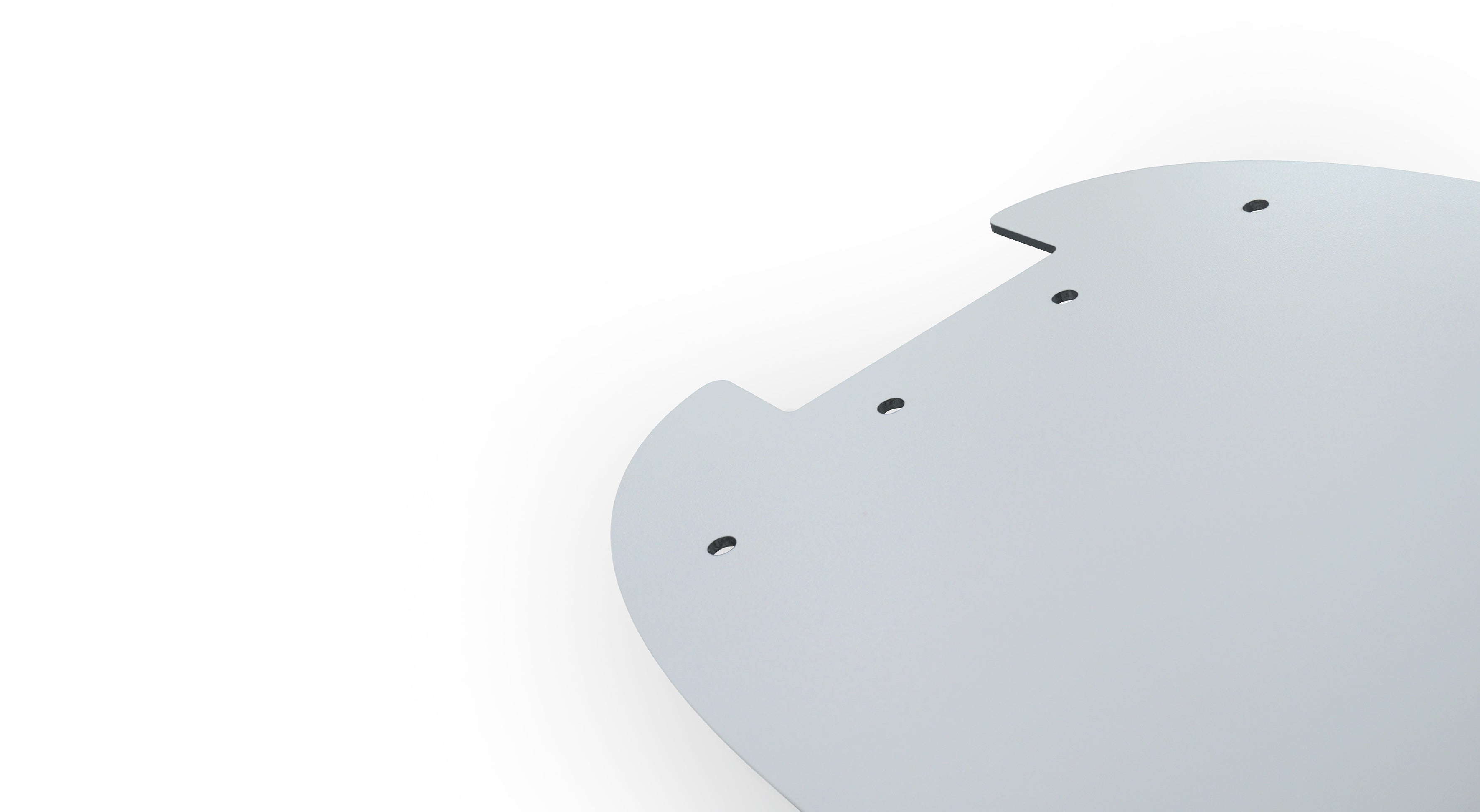 Deck de trottinette électrique en aluminium de 3,5 mm d'épaisseur.