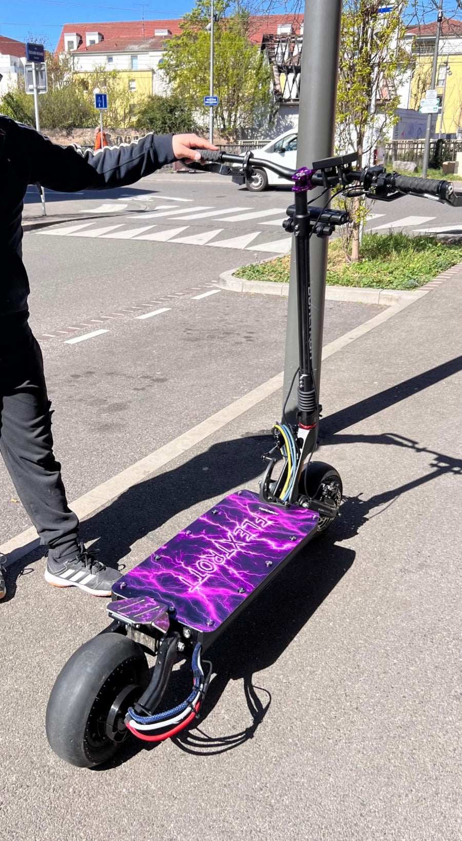 Création Topdeck sur une trottinette client